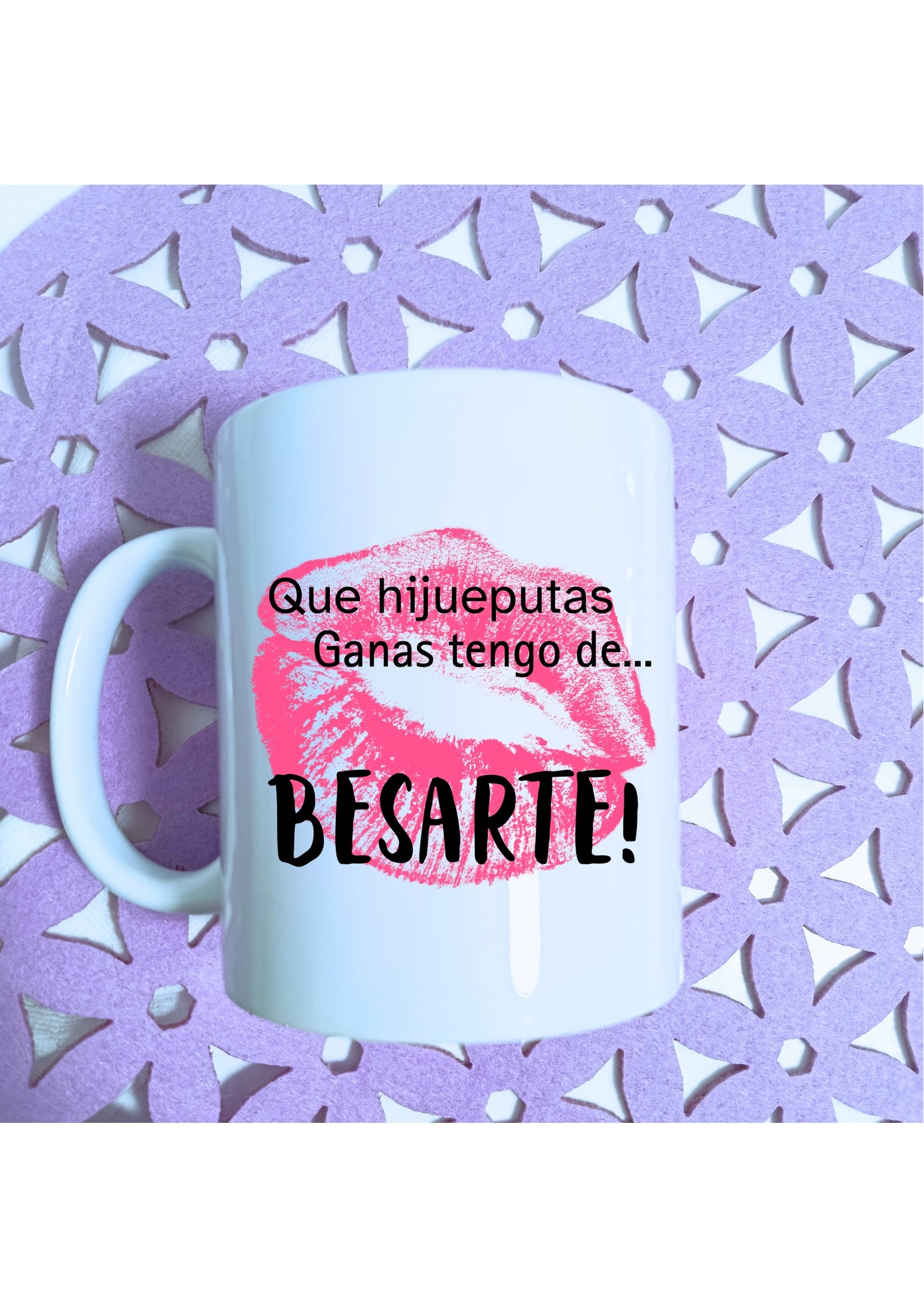 Taza Ganas de Besarte